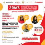 3 Days Workshop Certification Life Coach Practitioner 3 Days Workshop Certification Life Coach Practitioner