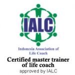 Certified master trainer of life coach, approved by IALC Certified master trainer of life coach